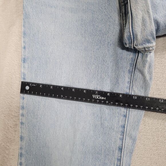 Levi's High Waisted Straight Jeans Womens 27x29 Blue Light Wash High Rise Denim - Picture 5 of 15